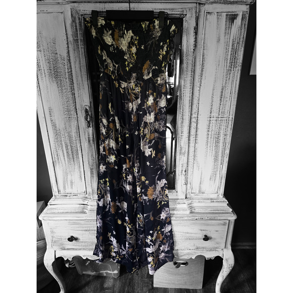 Pilcro Smocked Printed Jumpsuit - New XSP - Picture 5 of 5